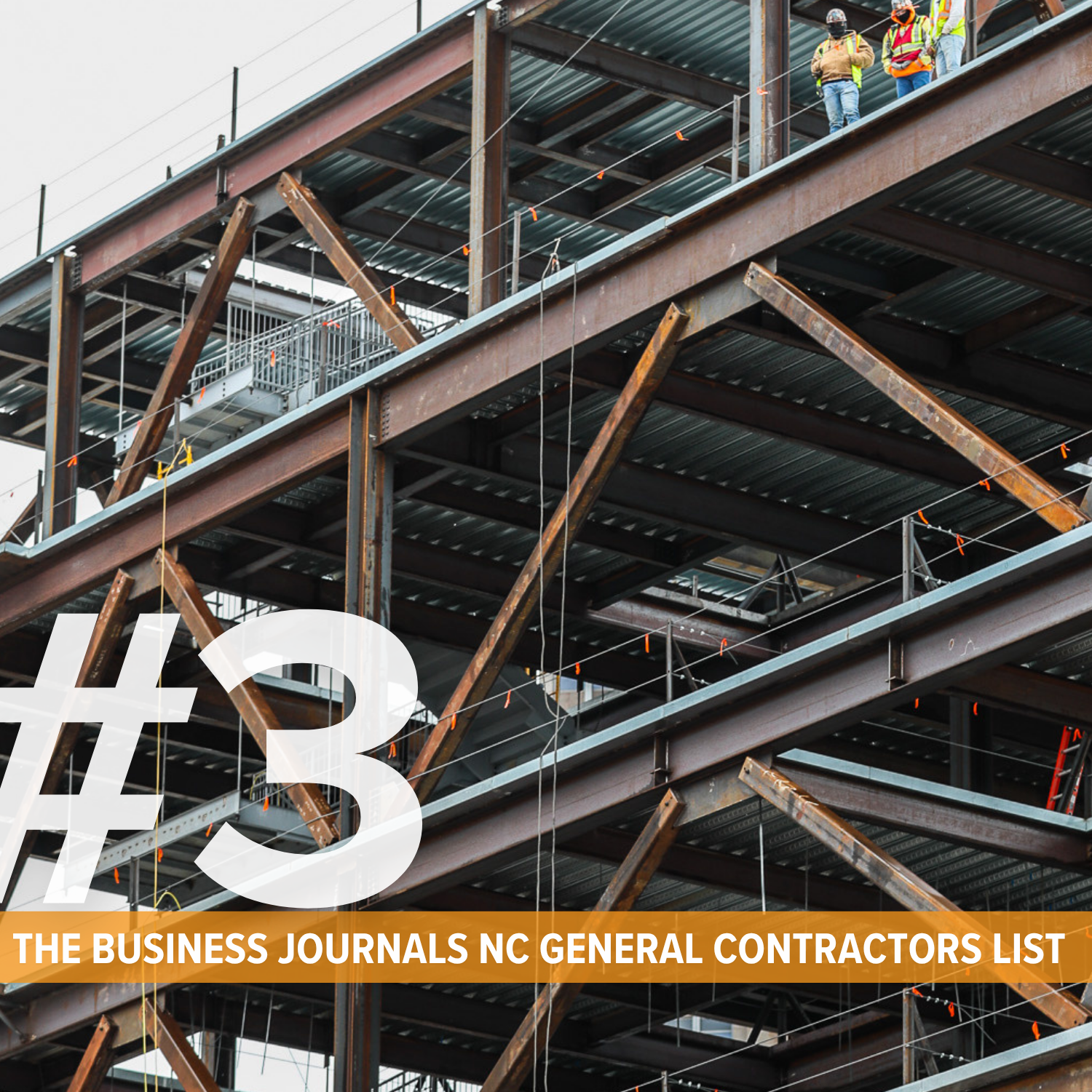 Rodgers ranks #3 among North Carolina general contractors by The Business Journals
