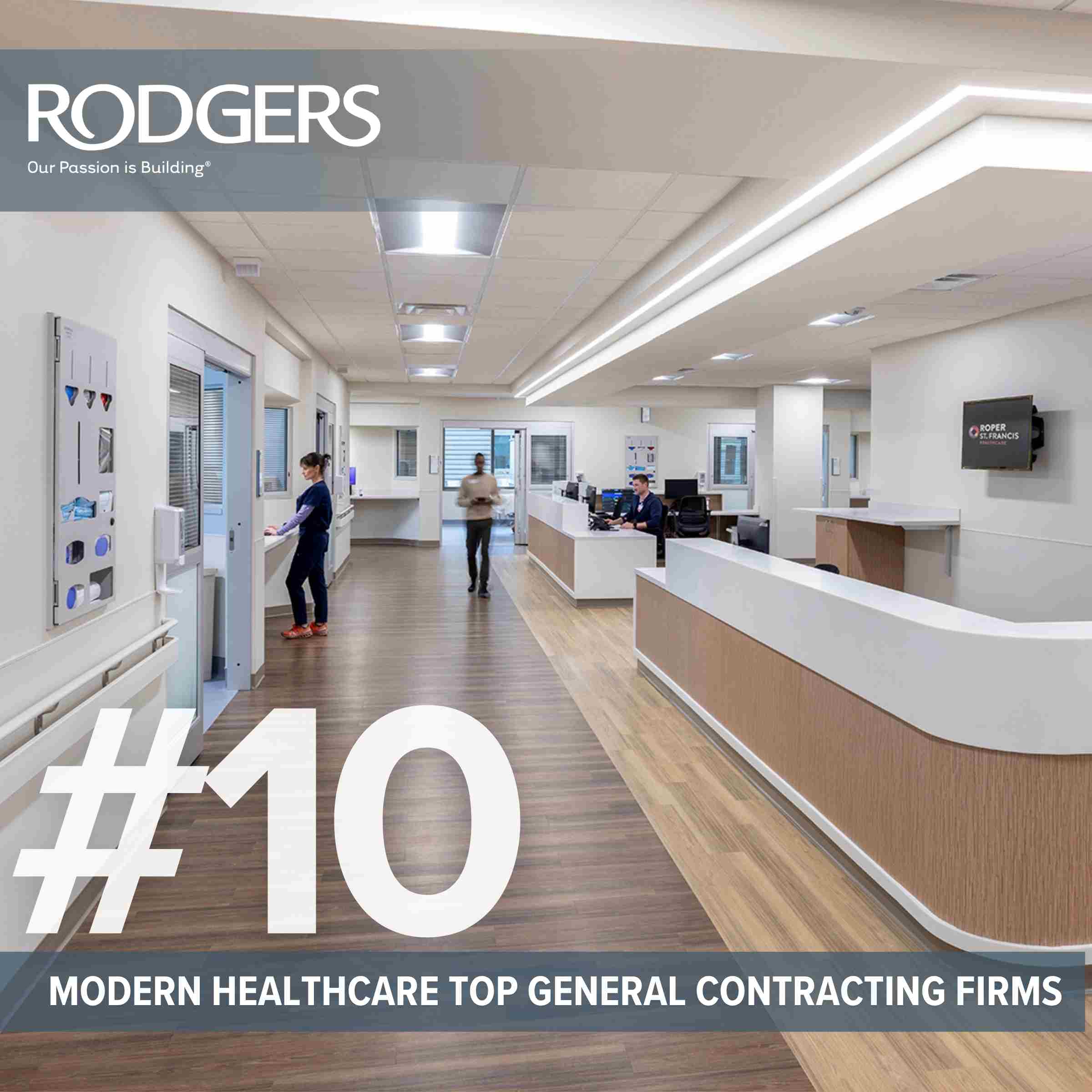 Rodgers Ranked #10 Among Nation’s Top General Contracting Firms in Modern Healthcare’s 2026 Construction & Design Survey